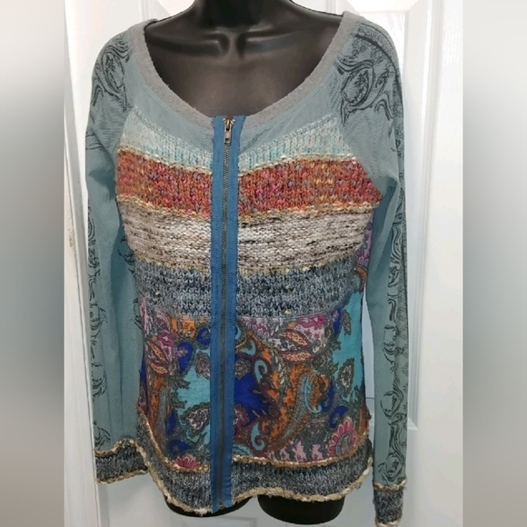 Lulu Paris mixed media jacket - Picture 3 of 8